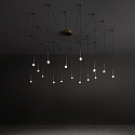 Ideal Lux Pendelarmatuur LUCCIOLA SP16 LED 16-vlams IP20, messing