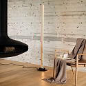 Ideal Lux floor lamp CRAFT AP LED LED IP20, wood dimmable