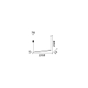 Pendelarmatuur ESSENCE 126 instelbaar IP20, wit
