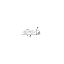 Ideal Lux Plafondarmatuur CLOUD 74 IP20, wit