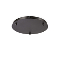 Baldakijn ROUND STANDARD � 30CM 3-voudig, rond, zwart mat