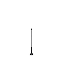 path light JEDI PT LED 80.5CM square, switchable IP65, black matt 
