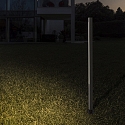 Ideal Lux path light JEDI PT LED 160.5CM square, switchable IP65, black matt 