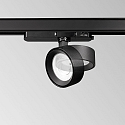 3-fase spot POV TRACK LED rond, met adapter LED IP20, zwart