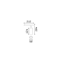 Ideal Lux 3-fase spot FOX 15W MEDIUM / 1-10V 930 dimbaar, instelbaar IP20, zwart mat 