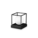 table lamp LINGOTTO TL1 SMALL square, with switch G9 IP20, black matt 