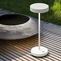 Ideal Lux battery table lamp TOFFEE IP54, white dimmable
