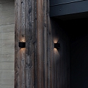 Ideal Lux outdoor wall luminaire ATOM UP/DOWN IP54, black 