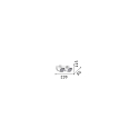 wall luminaire DODO 2 flames GX53 IP20, white dimmable