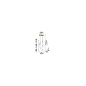 Pendelarmatuur EQUINOXE G4 IP20, chroom 