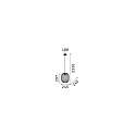 Ideal Lux Pendelarmatuur NET 1 E27 IP20, goud dimbaar