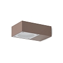 Wandarmatuur voor buitenshuis SIRIO GX53 IP65, koffie bruin 