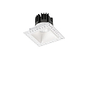 ceiling recessed luminaire GAME TRIMLESS SQUARE square, rigid, flush, UGR < 19, switchable IP40/IP20, white 