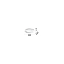 Ideal Lux ceiling luminaire ZIGGY 80 IP20, black 