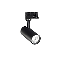 3-phase spot FOX 15W MEDIUM / ON-OFF 940 adjustable, on/off IP20, black matt 
