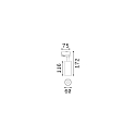 Ideal Lux 3-fase spot FOX 15W MEDIUM / ON-OFF 940 instelbaar, on/off IP20, wit mat 
