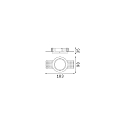 Ideal Lux Inbouwbehuizing ZEUS rond, wit