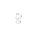 Plafondinbouwarmatuur QUARK rond IP20