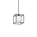 pendant luminaire LINGOTTO SP1 1 flame, adjustable G9 IP20, black matt 