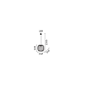 Ideal Lux Pendelarmatuur NET 3 E27 IP20, zwart dimbaar