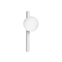 wall luminaire BINOMIO 1 flame G9 IP20, white dimmable