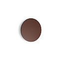 outdoor wall luminaire PUNTO AP D30 round, indirect, switchable IP54, mat, coffee brown 