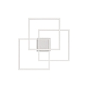 Plafondarmatuur FRAME QUADRATO IP20, wit 