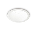 ceiling recessed luminaire GAME TRIM ROUND 120MM round, rigid, UGR < 19, switchable IP40/IP20, white 