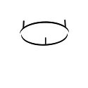Plafondarmatuur ORACLE SLIM D050 ON-OFF IP20, zwart 
