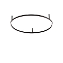 Plafondarmatuur ORACLE SLIM D070 ON-OFF IP20, zwart 