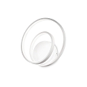 Wandarmatuur OZ AP ON-OFF rond, on/off IP20, wit mat 