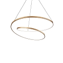 Pendelarmatuur OZ D60 ON-OFF rond, on/off IP20, messing geborsteld 