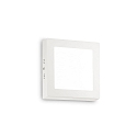 Plafondarmatuur UNIVERSAL D17 ON-OFF hoekig IP20, wit 