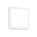 Plafondarmatuur UNIVERSAL D30 ON-OFF hoekig IP20, wit 