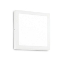Plafondarmatuur UNIVERSAL D40 ON-OFF hoekig IP20, wit 