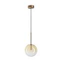 pendant luminaire EQUINOXE D20 1 flame G4 IP20, amber 
