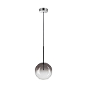 pendant luminaire EQUINOXE D20 1 flame G4 IP20, smoky colour 