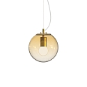 Pendelarmatuur MAPA CLEAR SP1 �20cm 1-vlams E27 IP20, amber 