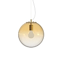 Pendelarmatuur MAPA CLEAR SP1 �30cm 1-vlams E27 IP20, amber 