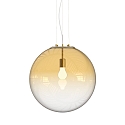 Pendelarmatuur MAPA CLEAR SP1 �50cm 1-vlams E27 IP20, amber 
