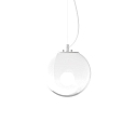 Pendelarmatuur MAPA CLEAR SP1 �20cm 1-vlams E27 IP20, opaal 