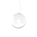 Pendelarmatuur MAPA CLEAR SP1 �30cm 1-vlams E27 IP20, opaal 