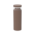 socket luminaire BOEING H040 cylindrical, switchable, with diffuser IP65, mat, coffee brown 