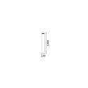 Ideal Lux bollard lamp BOEING H100 cylindrical, switchable, with diffuser IP65, black matt 