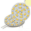 Pin based LED board 21SMD, lateral pin, 12V AC / DC, G4, 3W 3000K 310lm 120�, not dimmable
