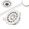 Inbouwarmatuur draaibaar, dimbaar IP20, wit dimbaar 15,1W 1300lm 4000K 45� 45� CRI 80-89