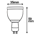 ISOLED Reflectorlamp GU10 GU10 4,5W 300lm 2700K 38� CRI >80 