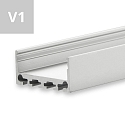 Opbouwprofiel SURF24 FLAT V1, aluminium