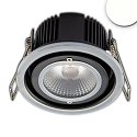 Recessed outdoor LED spot Sys-68, IP65, fixed optics, CRi >95, TRIAC dimmable, 10W 4000K 875lm 60�