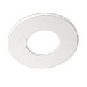 Aluminium cover for recessed spot Sys-68, round, matt white